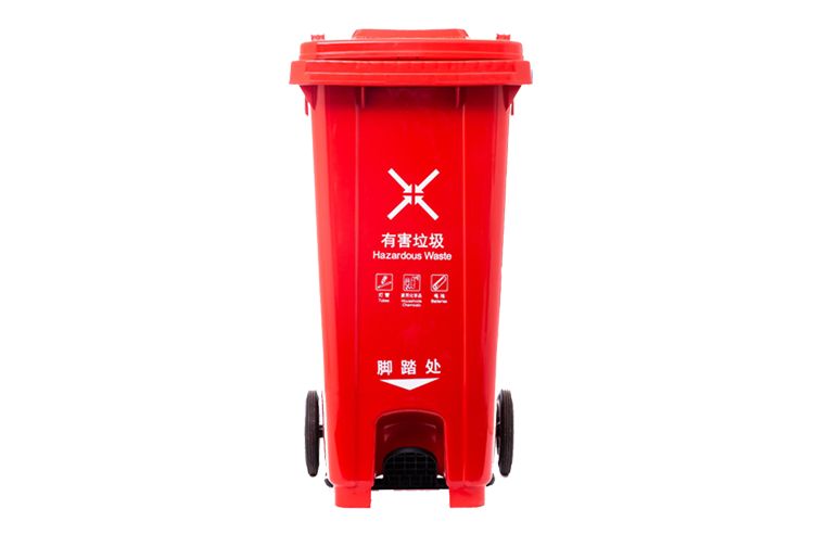 240L加厚腳踏環(huán)衛(wèi)垃圾桶